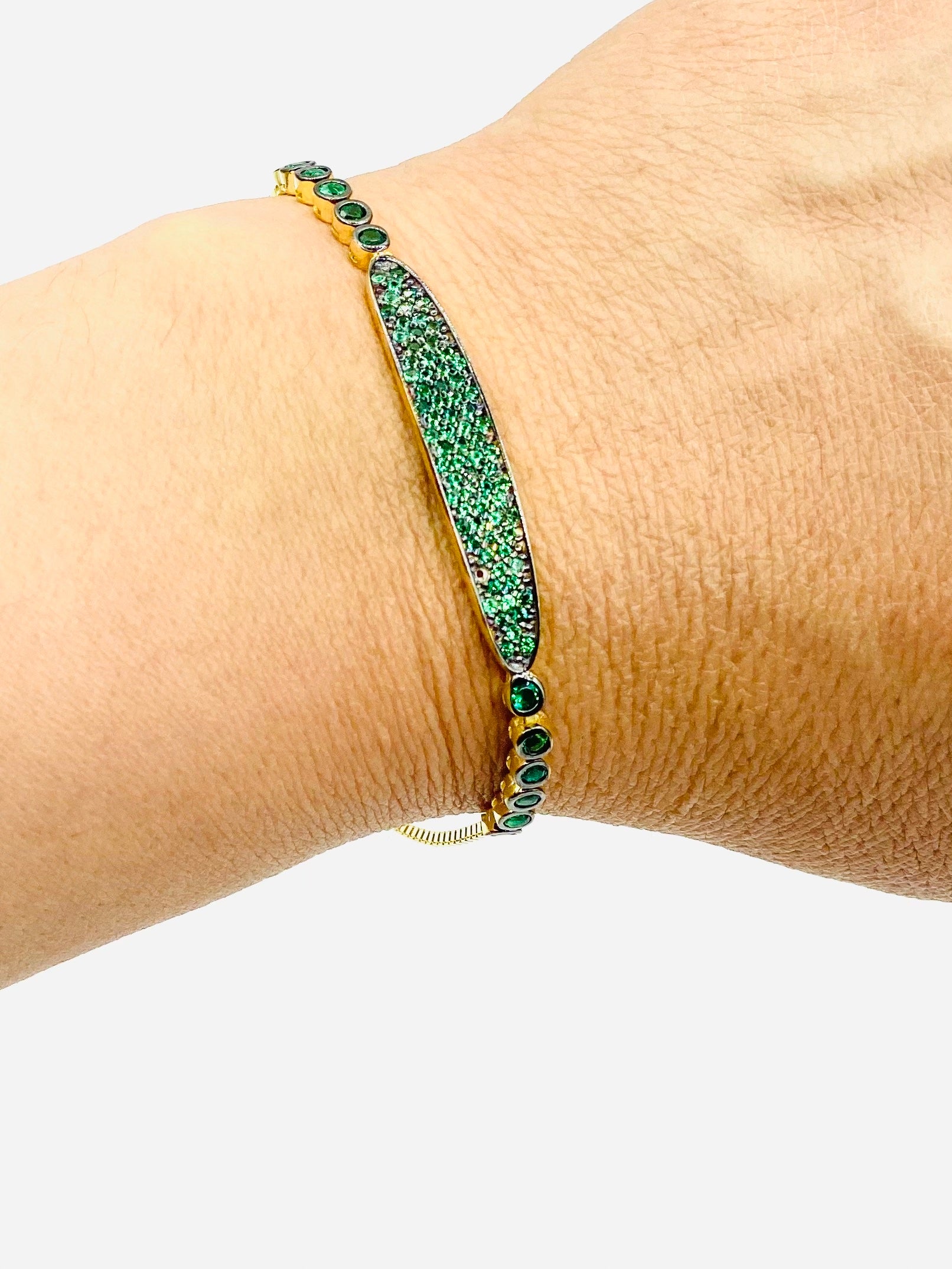 925 Sterling Silver Cubic Zirconia Bracelet